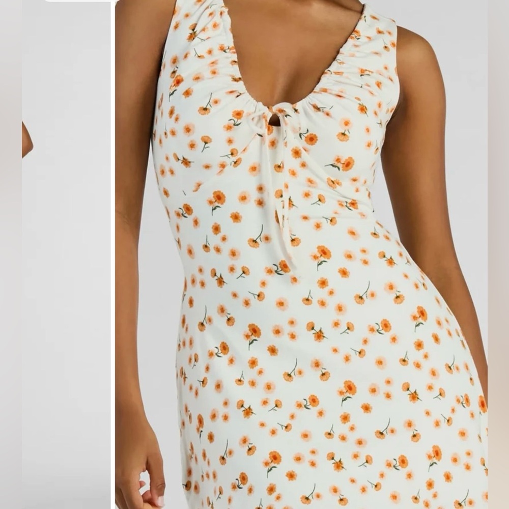 Oopsie Daisy Sleeveless A-Line Mini Dress